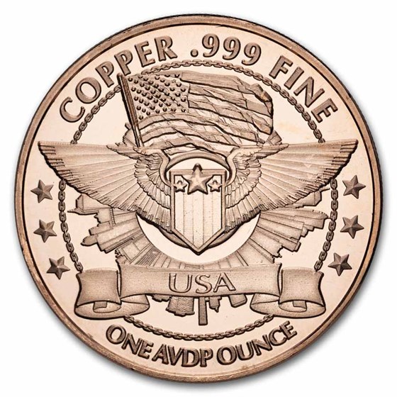 1 oz Copper Round - September 11th, 25th Anniversary