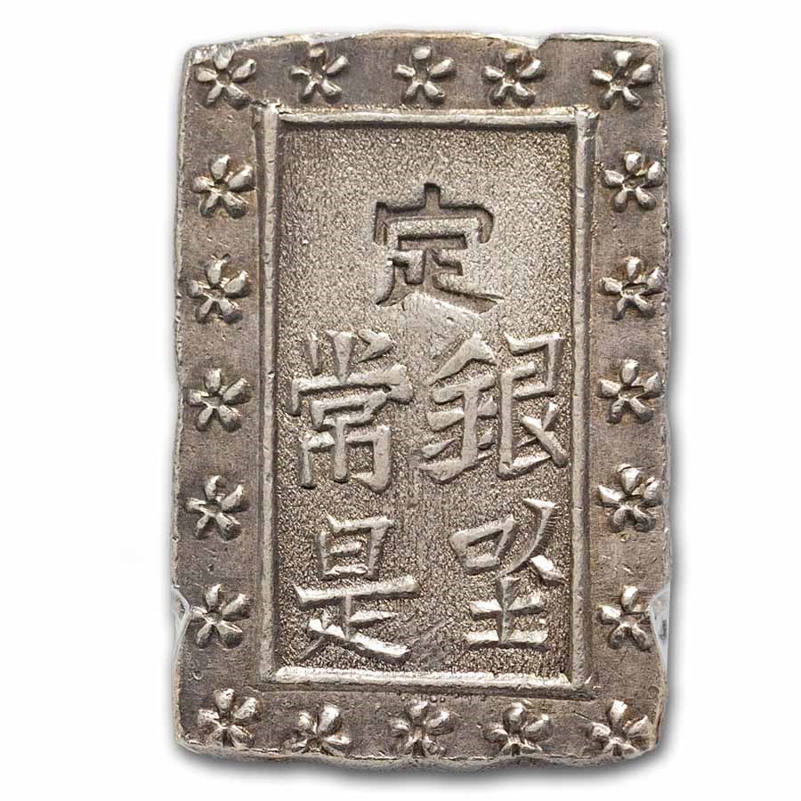 (1837-1854) Japan Silver 1 Bu (Tenpo Ichibugin) MS-62 PCGS
