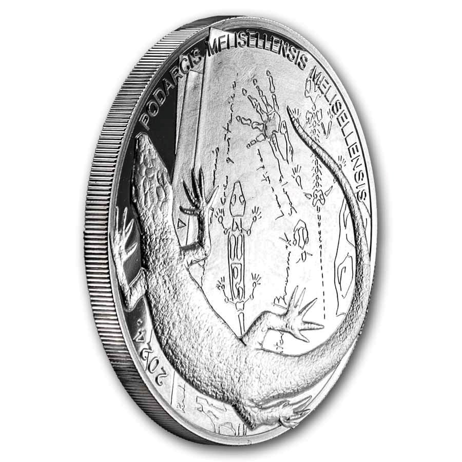 2024 Croatia 1 oz Silver Black Lizard BU (w/ Box & COA)