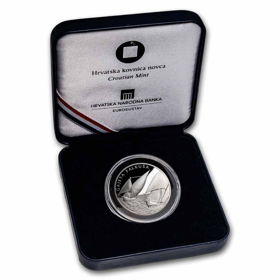 2025 Croatia 1 oz Silver Gajeta Falkuša (Boat) Proof