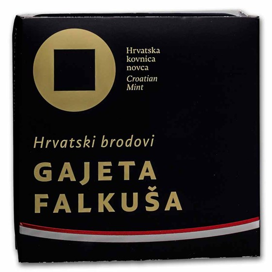 2025 Croatia 1 oz Silver Gajeta Falkuša (Boat) Proof