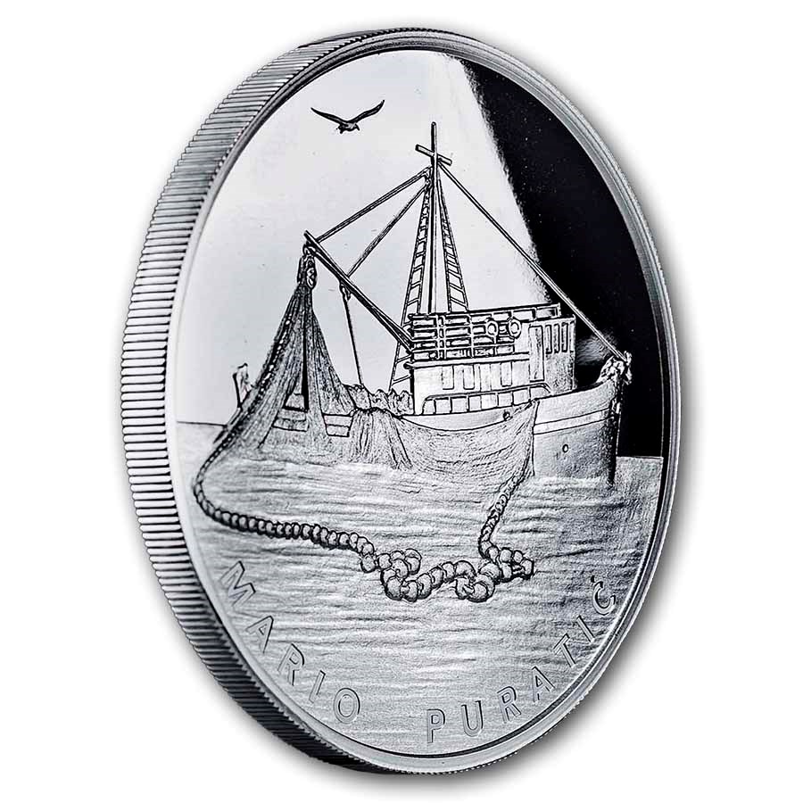 2024 Croatia 1 oz Silver Puretic’s Power Block BU (w/ Box & COA)