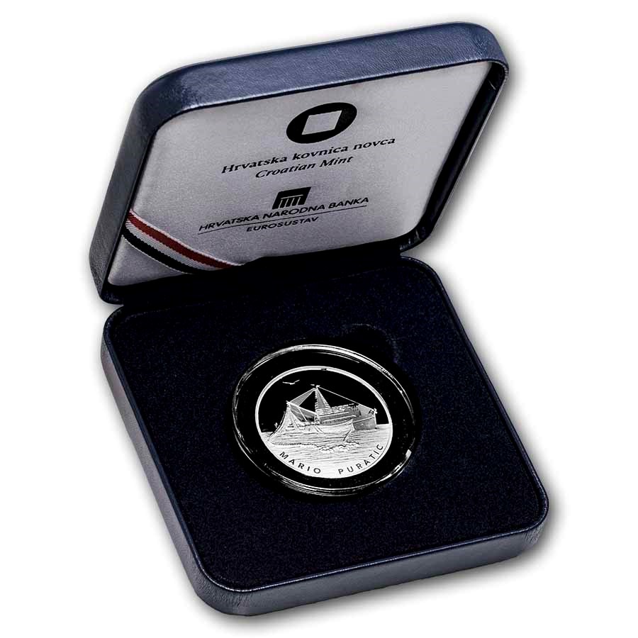 2024 Croatia 1 oz Silver Puretic’s Power Block BU (w/ Box & COA)