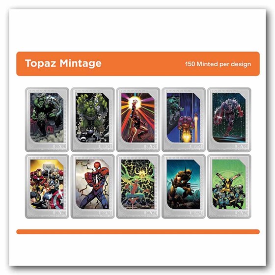 2026 Niue Art of Marvel Trading Coins Mystery Set - Sealed
