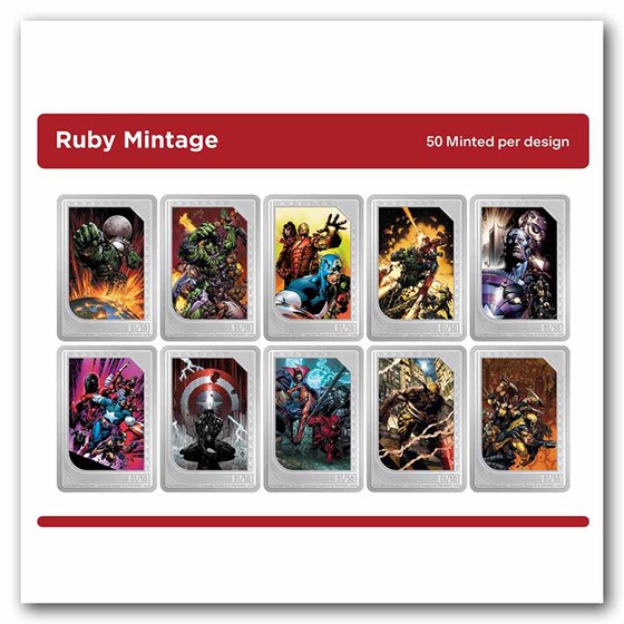 2026 Niue Art of Marvel Trading Coins Mystery Set - Sealed