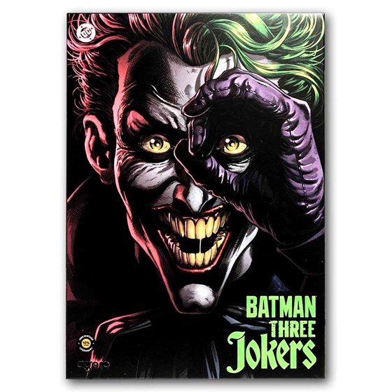 2026 Niue 1 oz Silver $2 DC Batman Three Jokers The Comedian Foil
