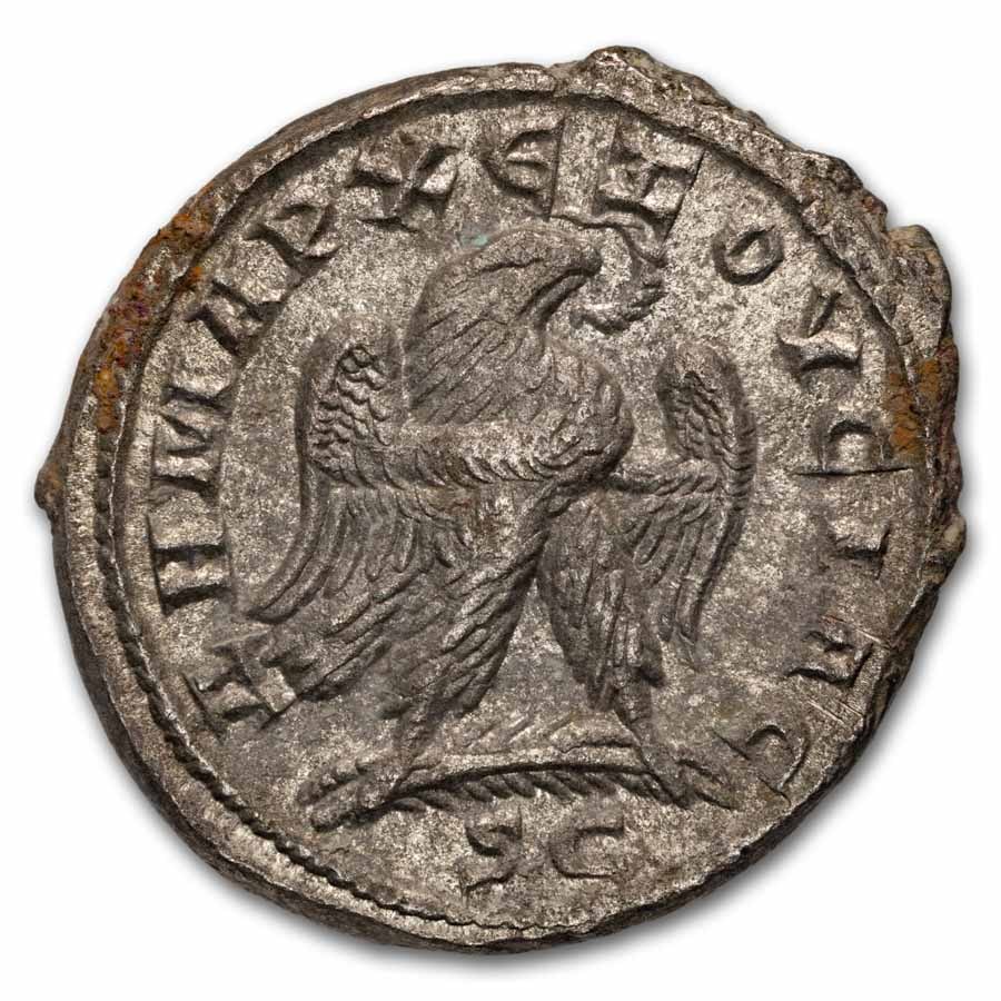 Roman Provincial BI Eagle Tetradrachm (238-253 AD) Ch XF (Random)