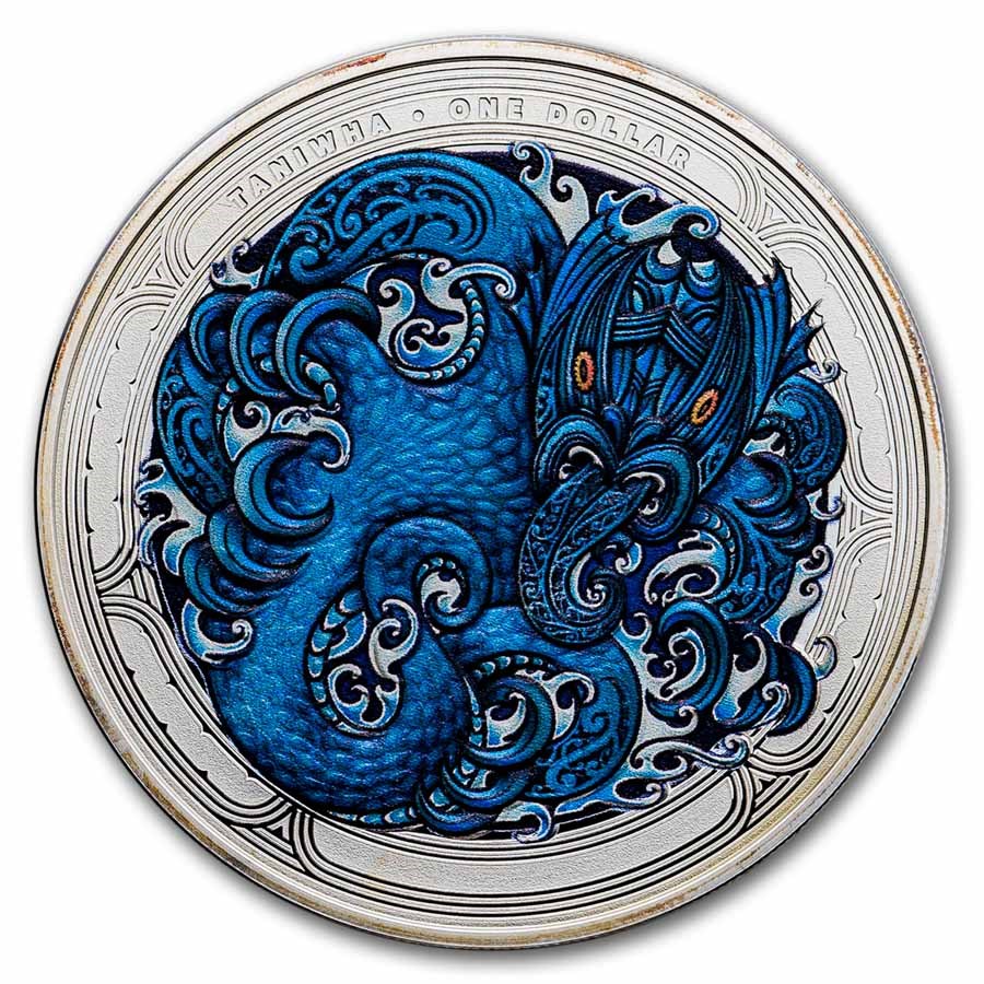 2024 - 2026 New Zealand 3-Coin Silver Taniwha Proof Set