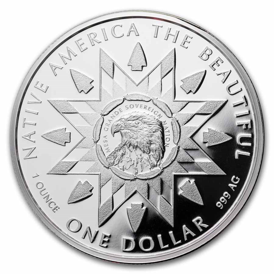 2026 1 oz Silver NATB Alabama Muscogee (Color)