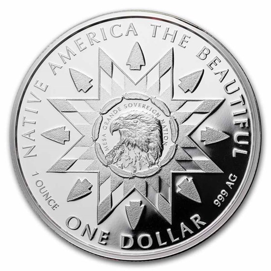 2026 1 oz Silver NATB Alabama Muscogee (Box/COA)