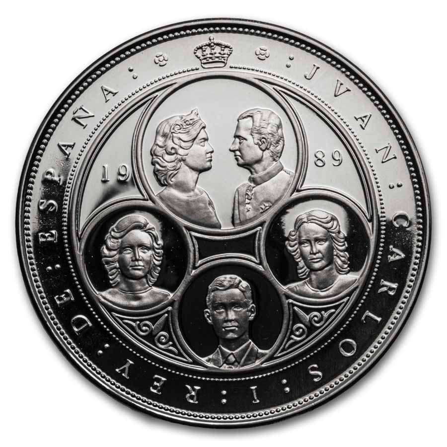 1989 Spain Silver Pesetas 7 Coin Set Discovery of America Proof