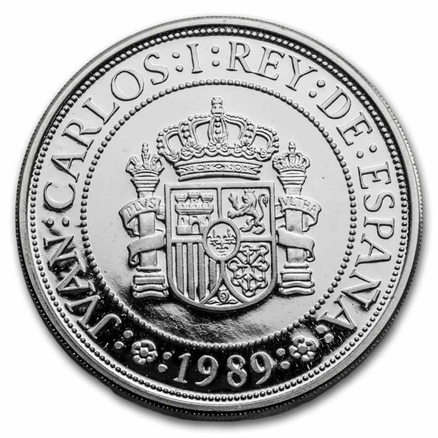 1989 Spain Silver Pesetas 7 Coin Set Discovery of America Proof