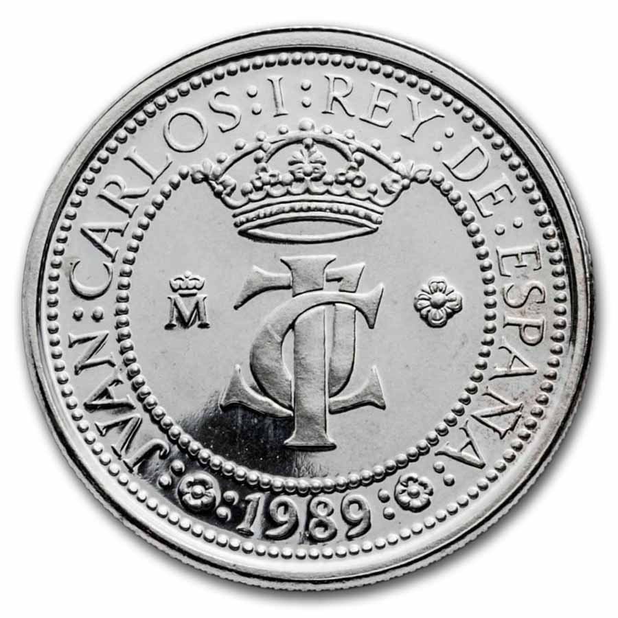 1989 Spain Silver Pesetas 7 Coin Set Discovery of America Proof