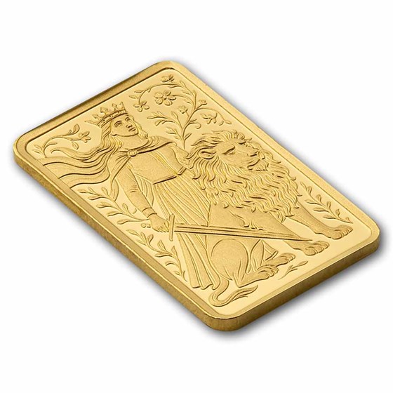 1 gram Gold Bar - PAMP Suisse Una &amp; The Lion (In Assay w/ Sleeve)