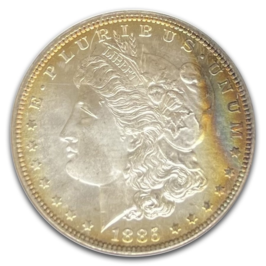 1885 Morgan Dollar MS-68 NGC (Toned)