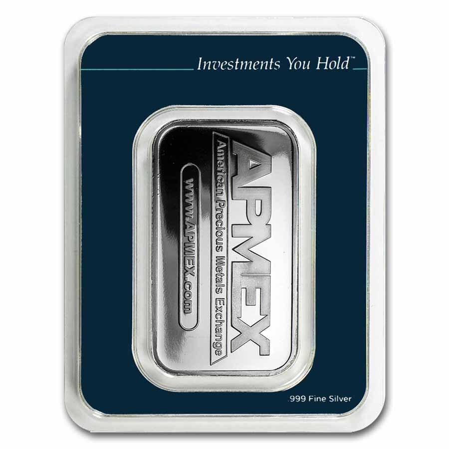 1 oz Silver Bar - APMEX (TEP) 20-Count Box