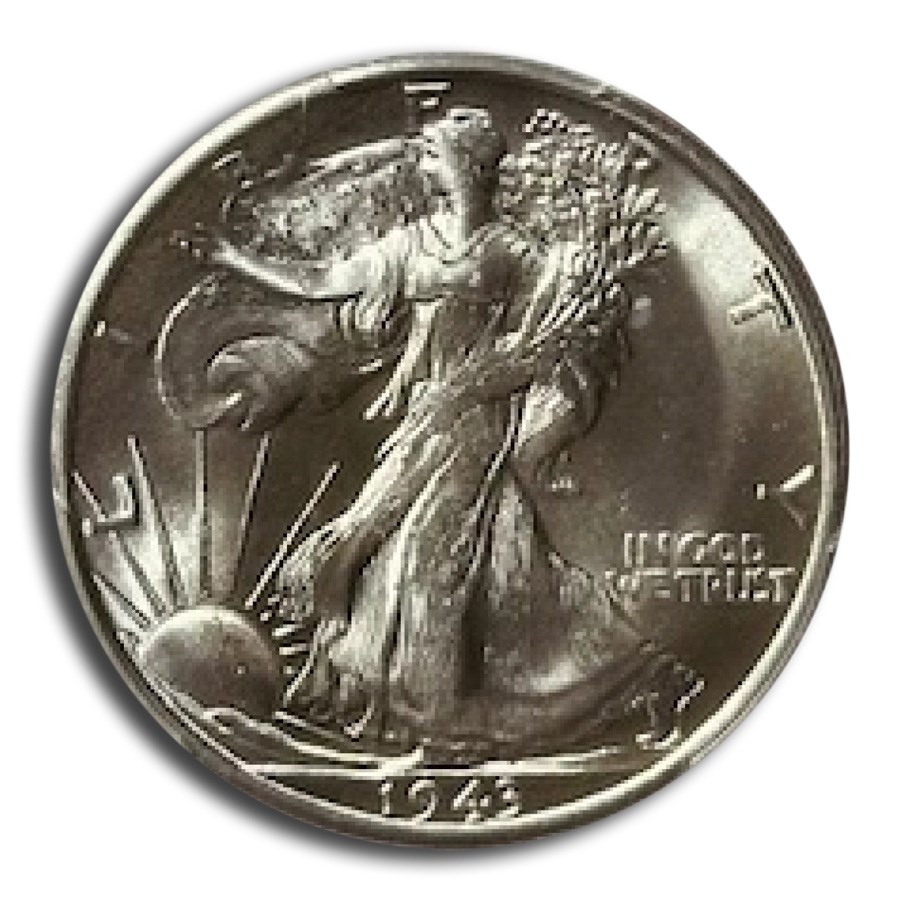 1943-S Walking Liberty Half Dollar MS-67 PCGS