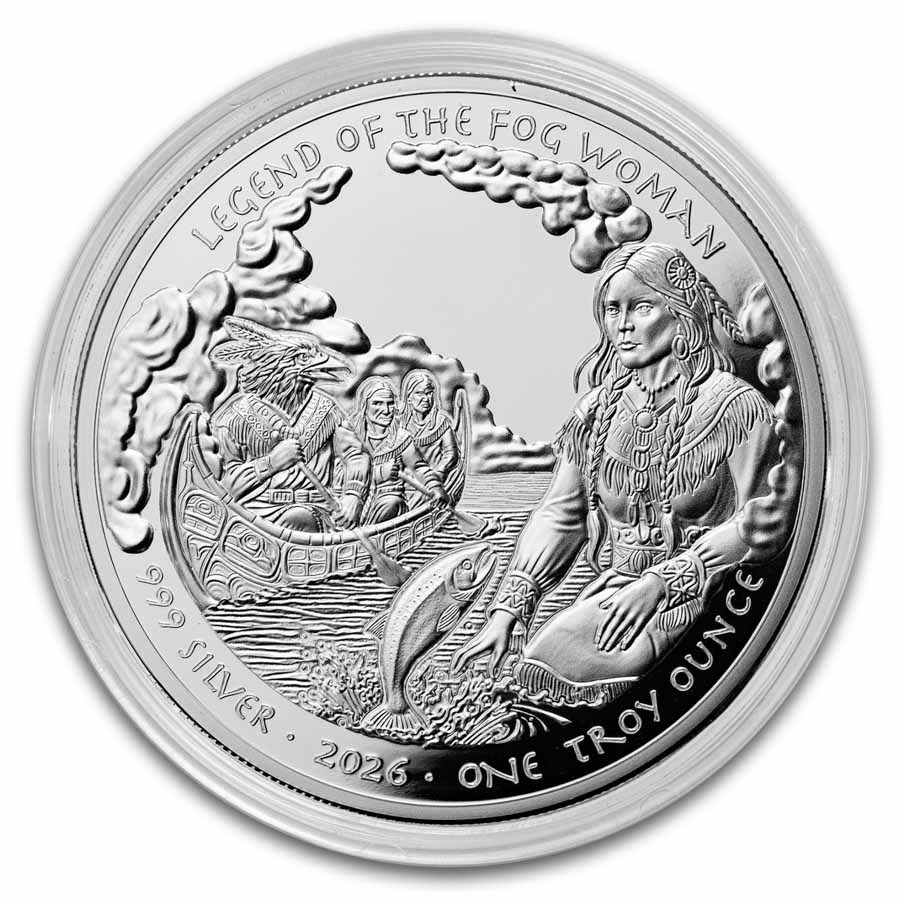 2026 Sioux Nation 1 oz Silver Legend of Fog Woman - The Legend