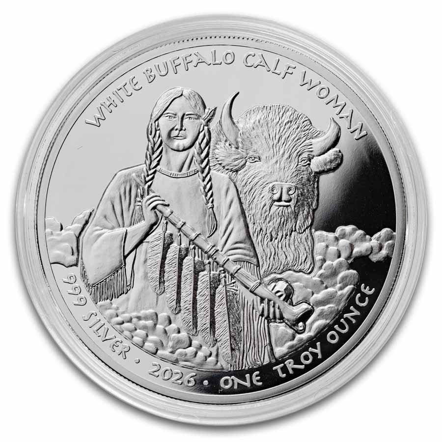 2026 Sioux Nation 1 oz Silver White Buffalo Calf Woman