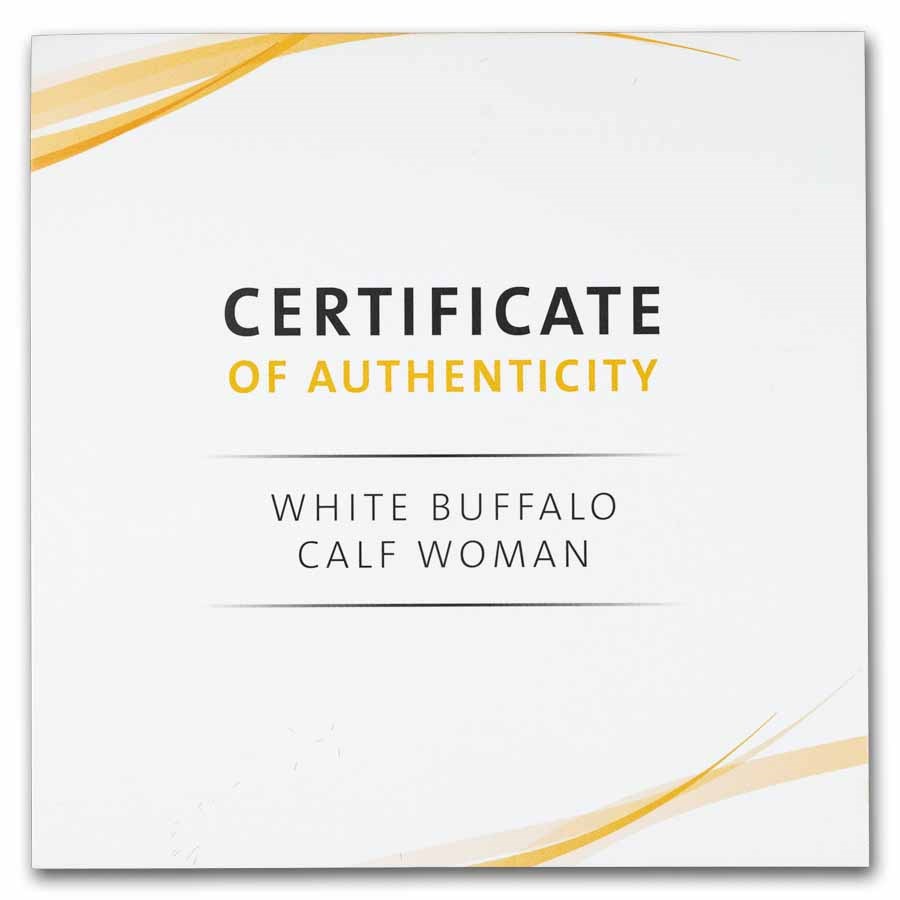 2026 Sioux Nation 1 oz Silver White Buffalo Calf Woman