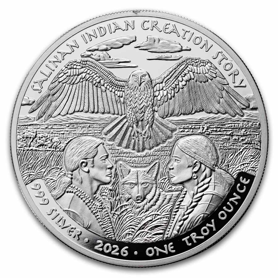 2026 Sioux Nation 1 oz Silver Salinan Indian Creation Story