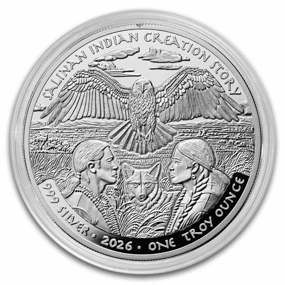 2026 Sioux Nation 1 oz Silver Salinan Indian Creation Story
