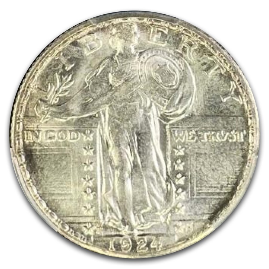 1924-S Standing Liberty Quarter MS-66 PCGS CAC