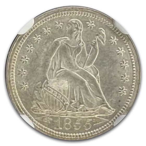 1855 Liberty Seated Dime MS-66 NGC (Arrows)