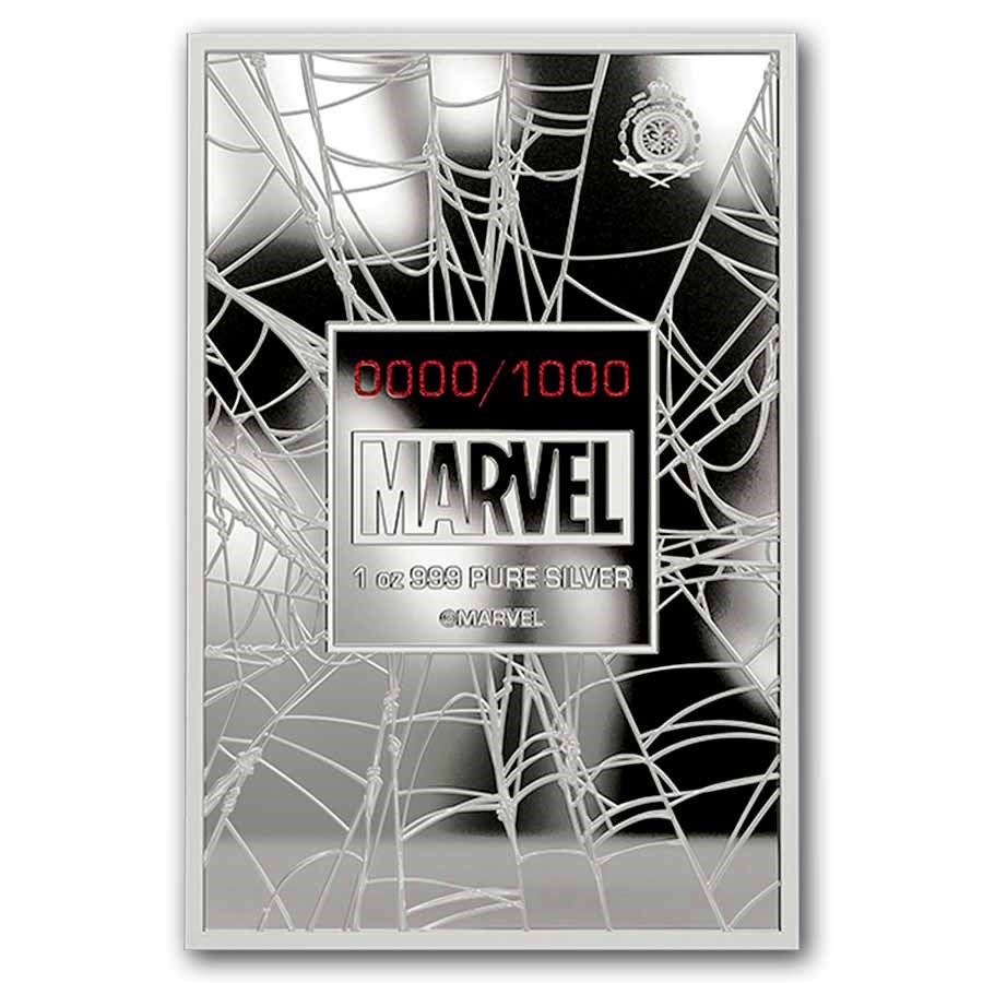 2026 Niue 1 oz Silver $2 Marvel: Spider-Man Power, Duty & Choice