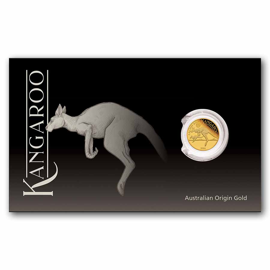 2026 Australia 1/2 Gram Gold Kangaroo Mini Roo Proof (Assay Card)