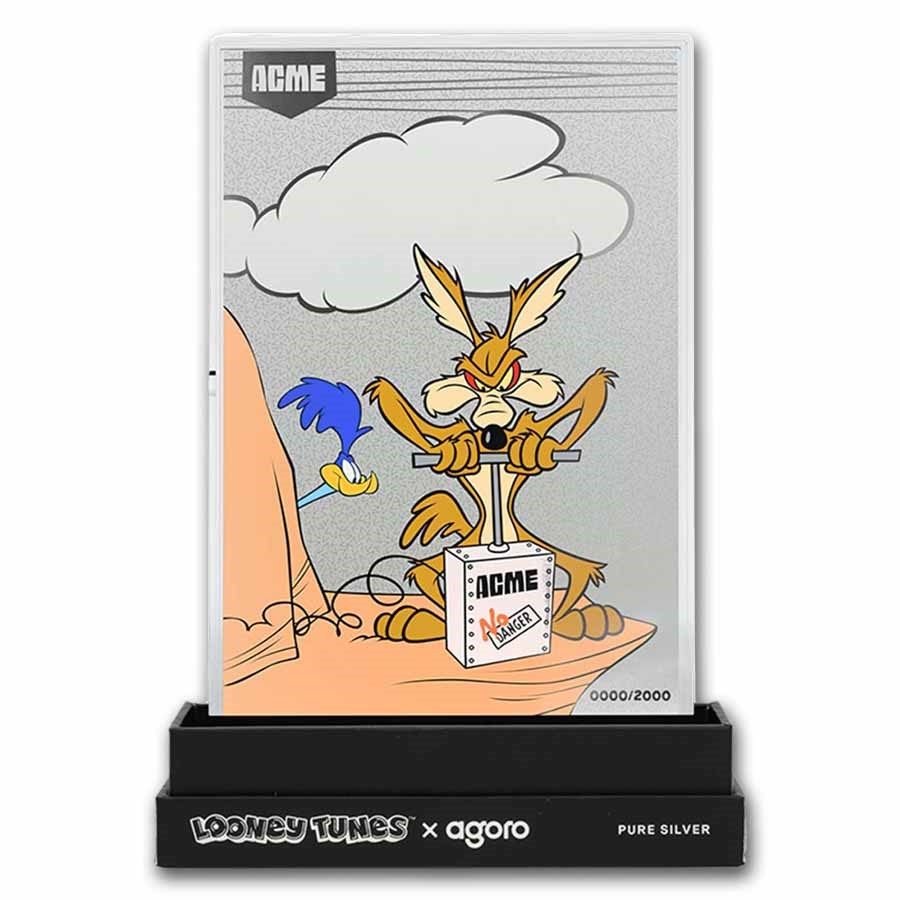2026 Niue 5 g Silver $2 Looney Tunes: Acme TNT Plunger Foil 2026 Niue 5 g Silver $2 Looney Tunes: Acme TNT Plunger Foil