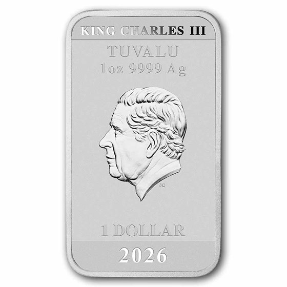 2026 TUV 1 oz Silver Colorized Stranger Things Season 5 Coin Box