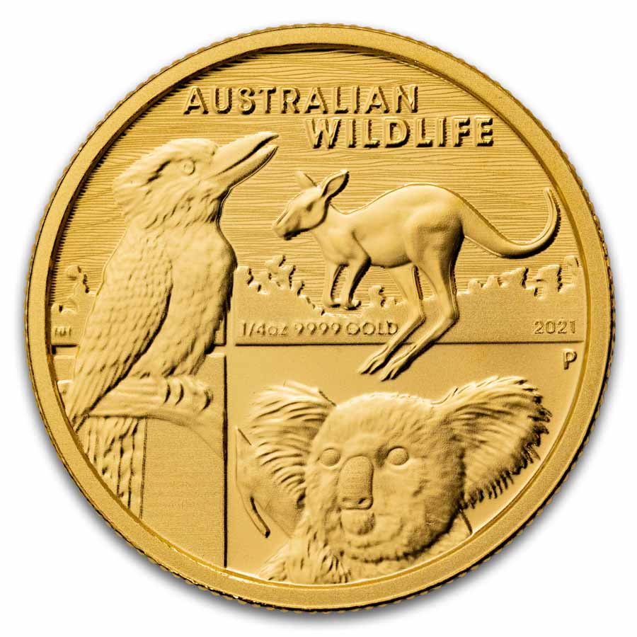 2021 Australia 1/4 Gold Australian Wildlife BU