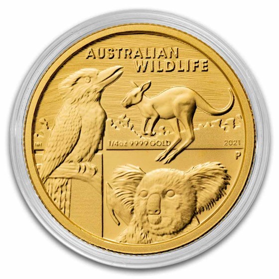 2021 Australia 1/4 Gold Australian Wildlife BU