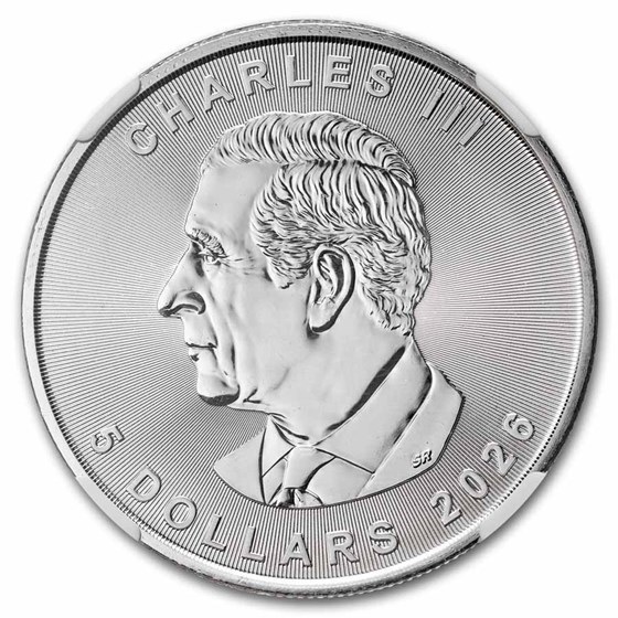 2026 Canada 1 oz Silver Maple Leaf NGC Gem BU (First Day)
