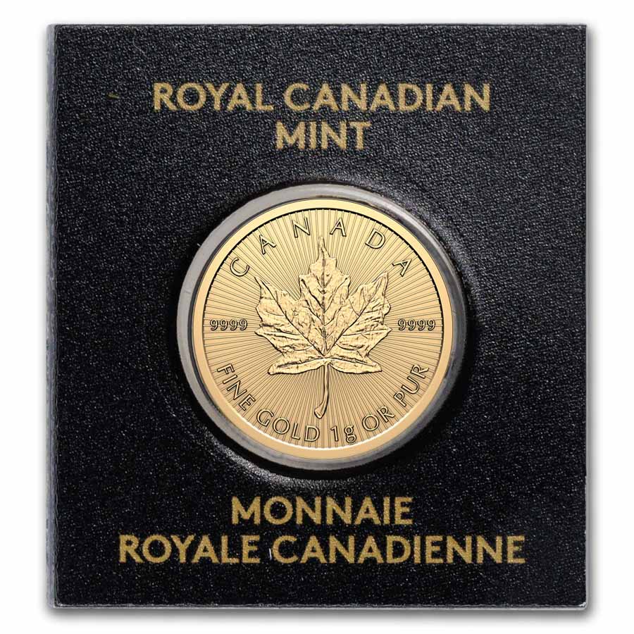 2026 1 gram Gold Maple Leafs Maplegram25™ (In Assay)