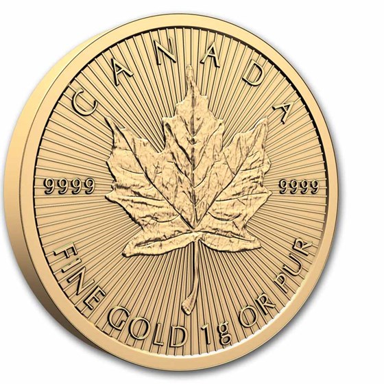 2026 1 gram Gold Maple Leafs Maplegram25™ (In Assay)