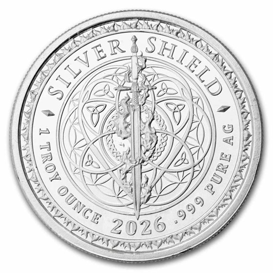 2026 1 oz Silver Shield Round - Crucifixion
