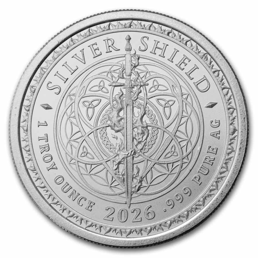2026 1 oz Silver Shield Round - Don't Tread On Me Snake