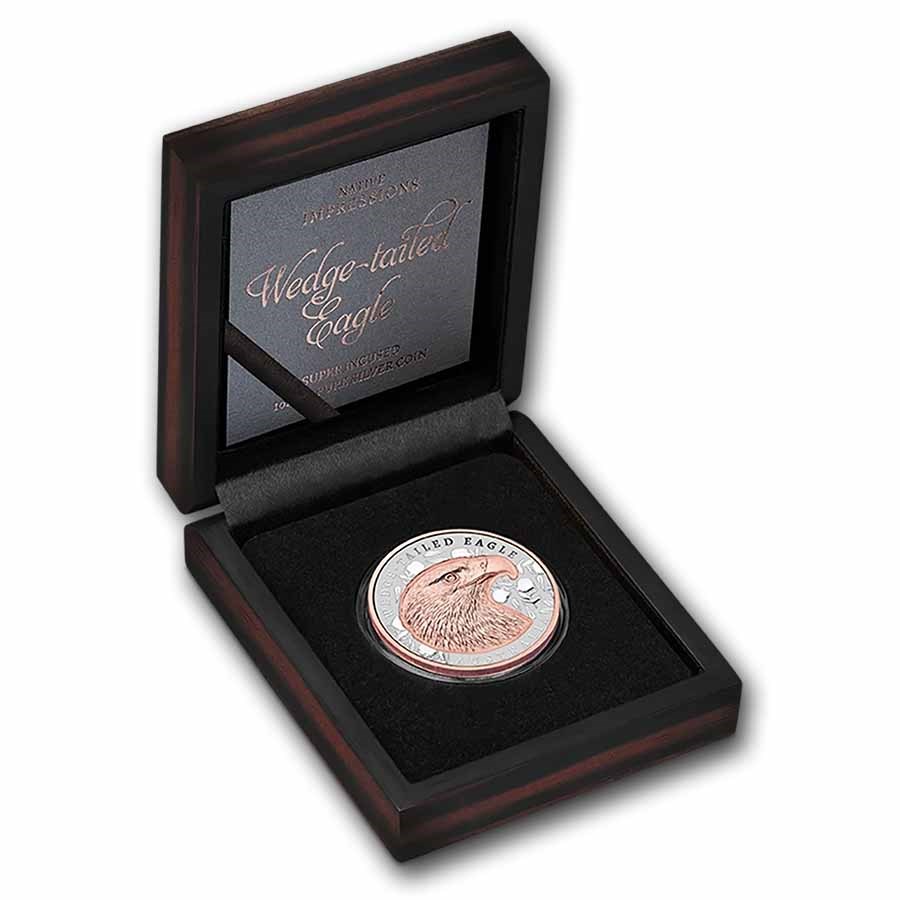 2026 Niue 1oz Ag $2 Super Incused Rose Gold Wedge-Tailed Eagle