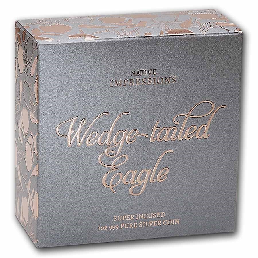 2026 Niue 1oz Ag $2 Super Incused Rose Gold Wedge-Tailed Eagle