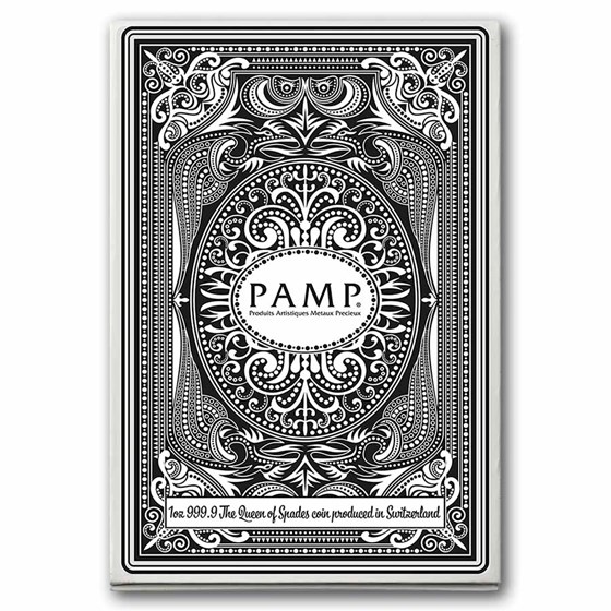 2026 PAMP 1 oz Silver Queen of Spades Shaped Coin