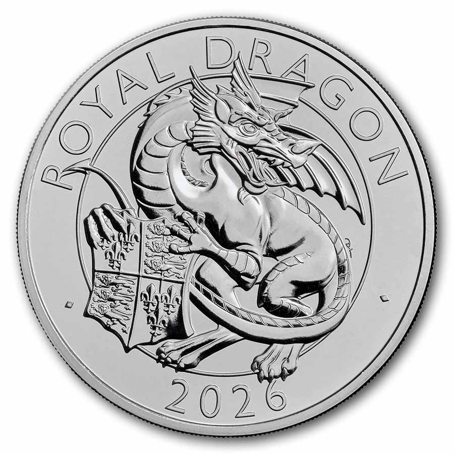 2026 GB Royal Tudor Beasts The Royal Dragon BU (w/ Display Card)