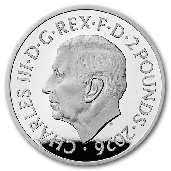 2026 GB Royal Tudor Beasts The Royal Dragon 1 oz Silver Prf