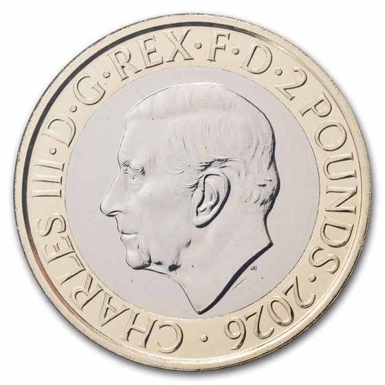 2026 Great Britain HMS Beagle £2 BU Coin