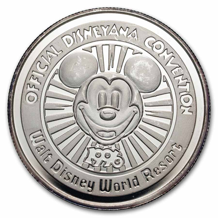 1 oz Silver Round - 1996 Walt Disney World Resort 1 oz Silver Round - 1996 Walt Disney World Resort