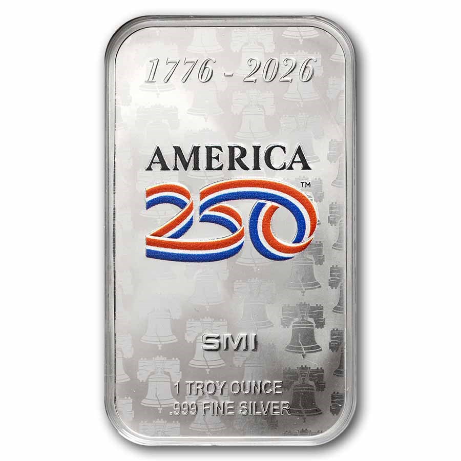 1 oz Silver Bar - America250™ Colorized (TEP)