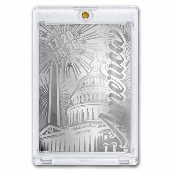 25 gram Silver Bar - America250™ Capital Fireworks Celebration