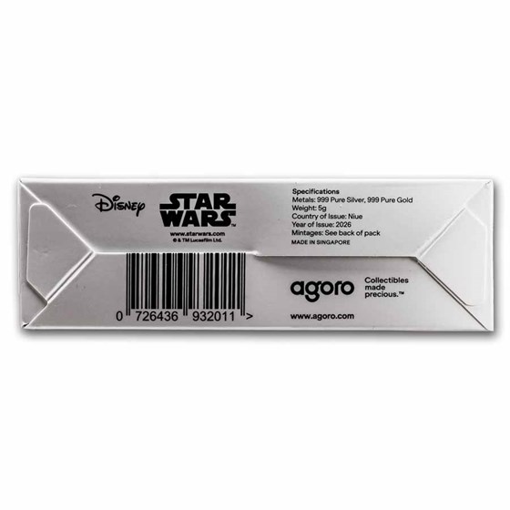 2026 Niue 5g Star Wars: Mandalorian Din Djarin Foil Blind Box