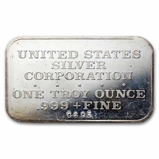 1 oz Silver Bar - The Moose (U.S. Silver Corporation)